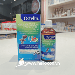 Ostelin calcium & vitamin d3 kid dạng nước trên 7 tháng và dạng viên trên 2 tuổi