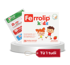 Bổ sung sắt bột vị dâu Ferrolip Kids trên 1 tuổi