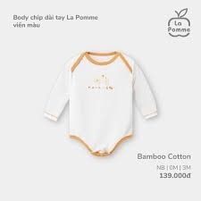 Body chip dài tay La Pomme viền màu - 3M Cam