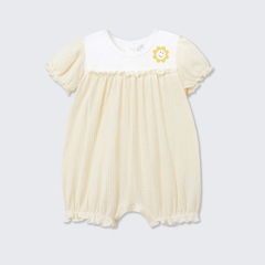 Body cộc tay La Pomme bèo nhún tia nắng chan hòa - 3,6,9M Be