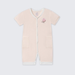 Body cộc tay La Pomme Donut - 3,6,9M Hồng