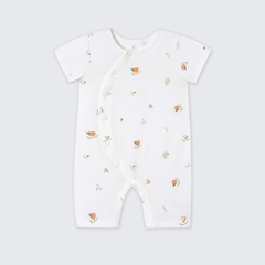 Body cộc tay La Pomme họa tiết trái cam - 3,6,9,12M Cam