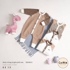 Body Cookie cài giữa chất liệu nỉ lông mềm mịn