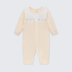 Body dài tay La Pomme cừu bông năng động - Newborn,0,3 Be