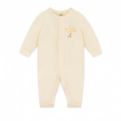 Body dài tay La Pomme dễ thương - Newborn,0,3M Vàng