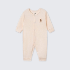 Body dài tay La Pomme Người bạn êm mềm - Newborn,0,3M Hồng