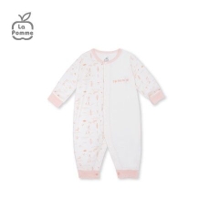 Body dài tay La Pomme Petit - Newborn Trắng