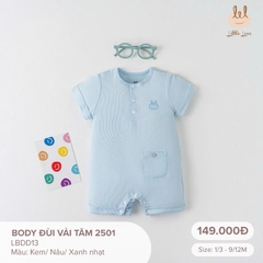 Little Love Body đùi vải tăm 2501 xanh nhạt từ 3M đến 9M