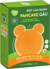 Bột làm bánh pancake gấu Măm my trên 6 tháng