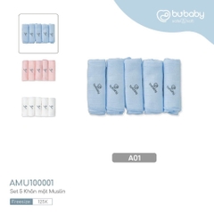 Bu Baby - AMU100001.FREA01 | Khăn mặt Muslin | Free size - Blue