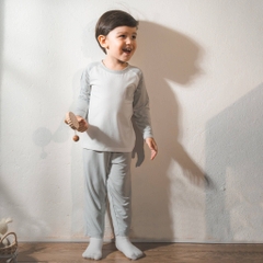 Bu Baby - BBB1104TN.03Y35A | Bộ dài tay cổ tròn Túi ngực Bambus