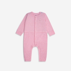 Bu Baby - BSR210200.03MA86-Body dài tay cài giữa Joyful Kẻ hồng 0-3M, 3-6M