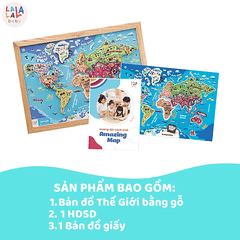 Bản đồ thế giới của Lalala Baby