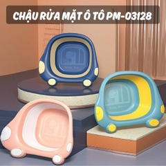Chậu rửa mặt Ô tô gấp gọn (Màu Xanh Navy, màu Xanh Mint, Màu Hồng)