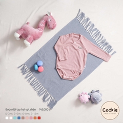 Cookie Bodysuit dài tay vạt chéo