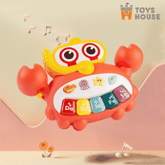 Đàn nhạc hình con cua nhiều màu Toys house