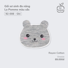 Gối sơ sinh đa năng La Pomme màu sắc - Ghi
