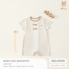 Little Love Body Đùi Smoothy Xanh In Cún (9-12M,6-9M,3-6M)