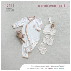 Hrnee Body Dài Bamboo Họa Vanilla 3,6M