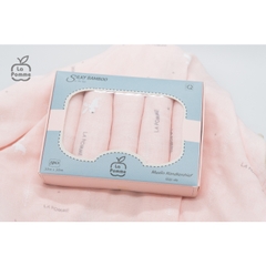 K001 Set 5 khăn sữa sợi tre lụa La Pomme -  Hươu