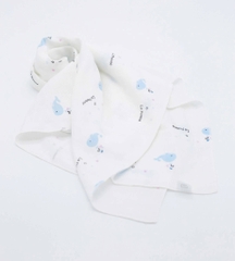 K002 Set 2 Khăn đa năng sợi tre lụa La Pomme (75x75) - Cá heo
