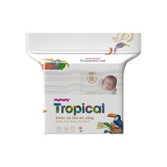 Khăn vải khô đa năng Mamamy Tropical 160 tờ