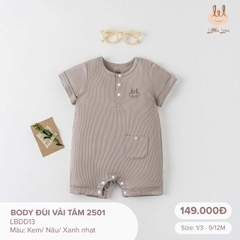 Little Love Body đùi vải tăm 2501 nâu từ 3M đến 9M