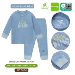 Lullaby - Bộ BT cài vai DT NH712R - Xanh blue đậm - 9,12,18M