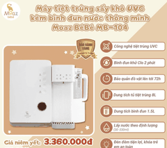 Máy tiệt trùng sấy khô UVC đun nước MB-104