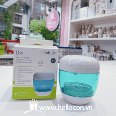 Máy tiệt trùng ti giả bbluv Uvi 4in1 (White/Aqua)