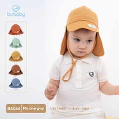 Mũ che gáy Bu baby cho trẻ từ 1-3 tuổi (Màu Be, màu Đen)