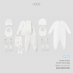 Nous Combo đi sinh 16 món màu trắng NB