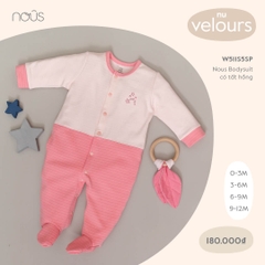 Nous Bodysuit có tất hồng