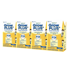 Nutifood GrowPLUS+ vàng Colos Immunel trên 1 tuổi 110ml (lốc 4)