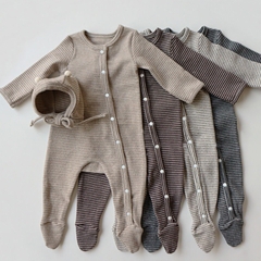Body cotton thu đông Hàn Quốc cho trẻ sơ sinh