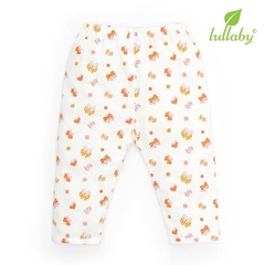 Quần Lullaby dài đáp đũng trắng bướm (3M, 6M, 9M, 12M)