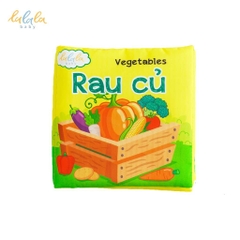 Sách vải Lalala Baby chủ đề Rau củ