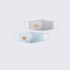 Set 2 chiếc khẩu trang cho bé La Pomme Vườn Thú Tinh Nghịch - S Be, Cam