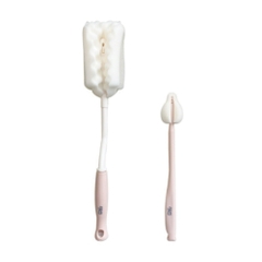 Bộ cọ bình sữa mút xốp bọt biển TGM (hồng, xanh, kem)