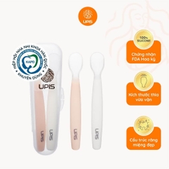 Set 2 thìa ăn dặm silicon Hàn Upis