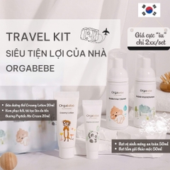 Set 4 món du lịch travel kit Orgabebe