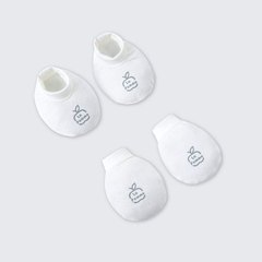 Set bao tay bao chân La Pomme dịu êm - Trắng