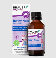 Siro sổ mũi, ngạt, viêm mũi Runny nose Brauer úc 6m+