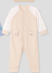 Lullaby Sleepsuit NH453N - Nâu sữa - 3,6,9,12M