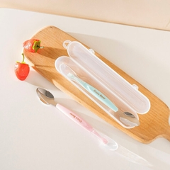 Thìa nạo hoa quả 2 đầu kèm hộp đựng CocoBear