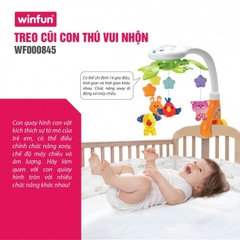 Treo cũi âm nhạc 4 con thú vui nhộn Winfun 0845