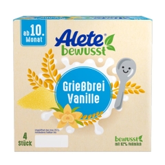 Váng sữa Alete 10M+ vị vani (lốc 4x100g)