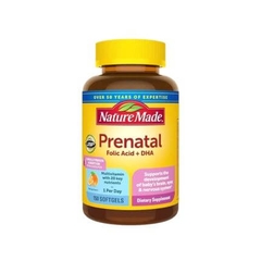 Nature Made Prenatal Multi + DHA - Vitamin Tổng Hợp Cho Bà Bầu Của Mỹ