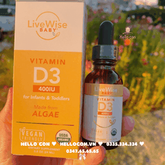 LiveWise Vitamin D3 400IU Organic