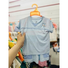 Little Love Bộ cộc tay smoothy 2510 xanh 6M,9M,12,18-24M, 3Y